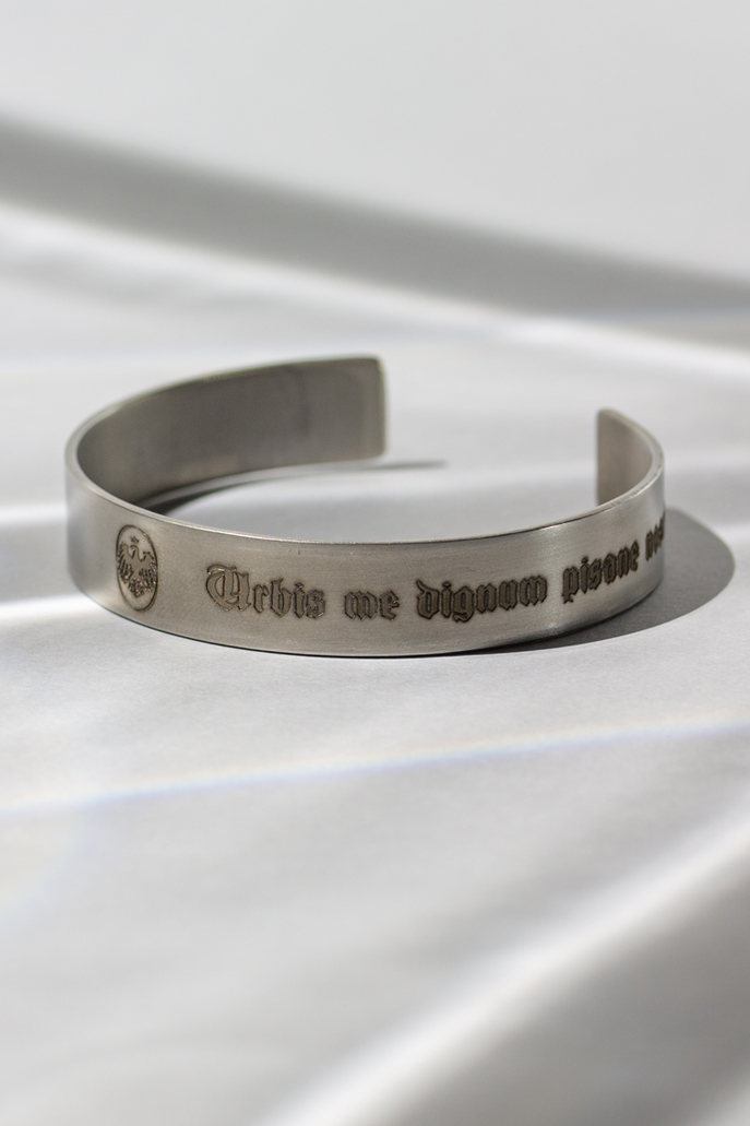 Bracciale rigido acciaio - Collezione We Steel | Gioielleria artigianale Benedetti di Pisa dal 1932